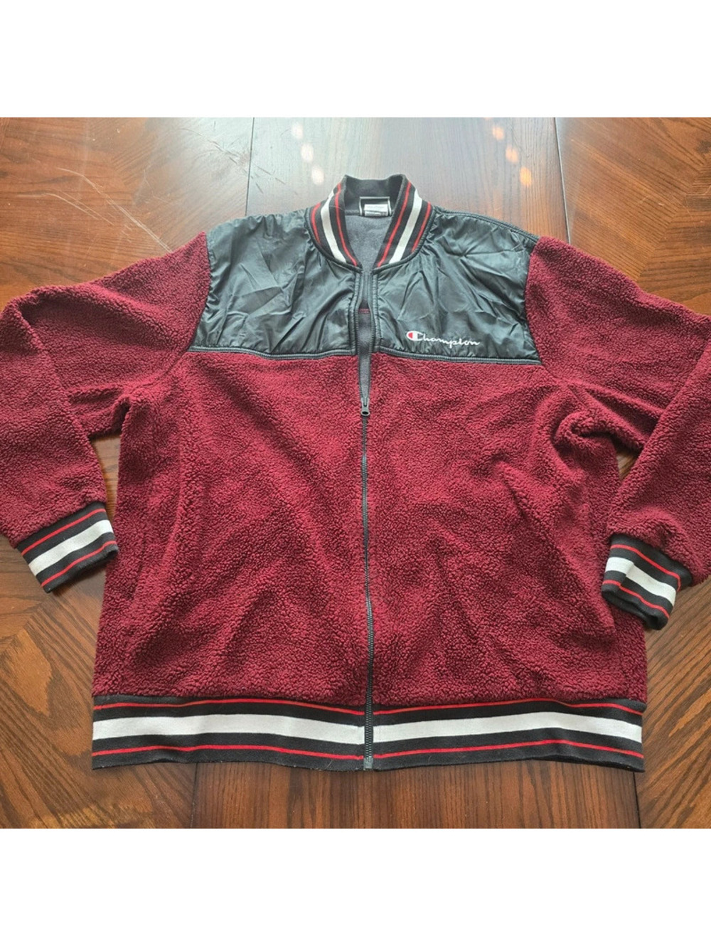 Champion Red Sherpa Jacket XL